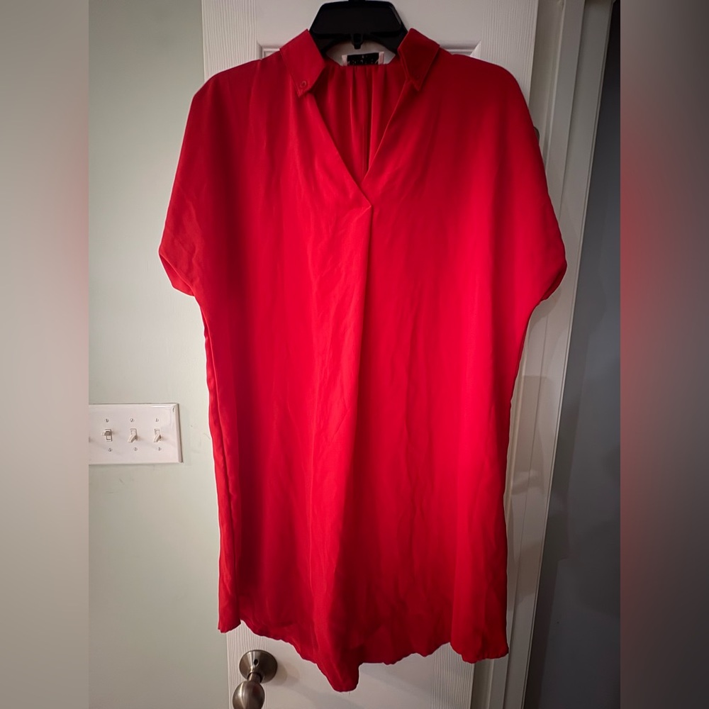 Elegant Red Women's Dress